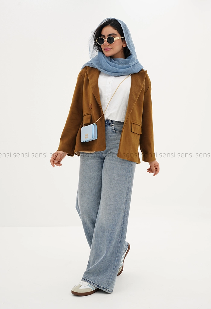 کت فوتر جیر باکسی 2 دکمه کد1004775